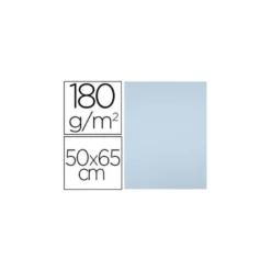 Cartulina Liderpapel color celeste 180 g/m2