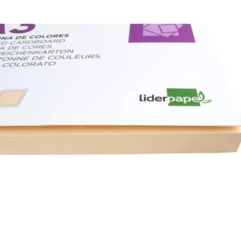 Cartulina Liderpapel color crema a3 180 g/m2