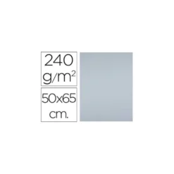 Cartulina Liderpapel color Gris 50x65 cm 180 gr