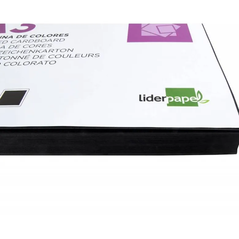Cartulina Liderpapel color negro a3 180 g/m2