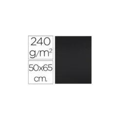 Cartulina Liderpapel color negro 240 g/m2