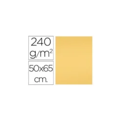 Cartulina Liderpapel color oro 240 g/m2