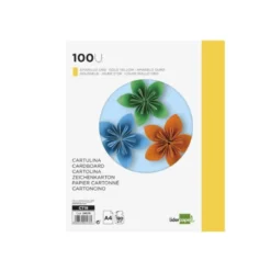 Cartulina Liderpapel color oro a4 180 g/m2