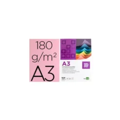 Cartulina Liderpapel color rosa a3 180 g/m2