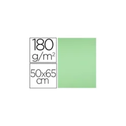 Cartulina Liderpapel Color Verde Pistacho Paquete de 25 unidades