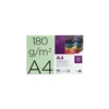 Cartulina Liderpapel color verde a4 180 g/m2