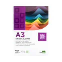 Cartulina Liderpapel color verde a3 180 g/m2