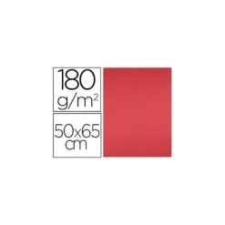 Cartulina Liderpapel 180 g/m2 rojo