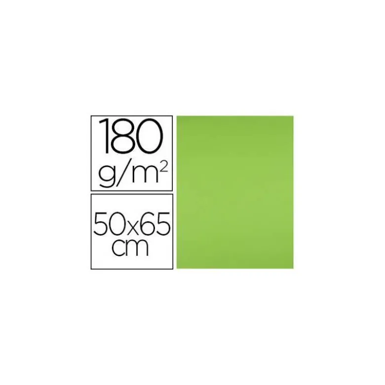Cartulina Liderpapel 180 g/m2 verde hierba