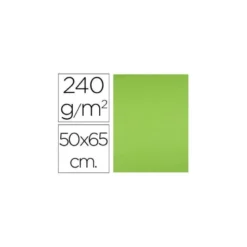Cartulina Liderpapel Verde hierba 50x65 cm 240 gr Paquete de 25 unidades