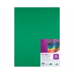 Cartulina Liderpapel Verde Navidad 50x65 cm 240 gr Paquete de 25 unidades