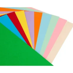 Cartulina marca Liderpapel 10 colores surtidos a4 180 g/m2