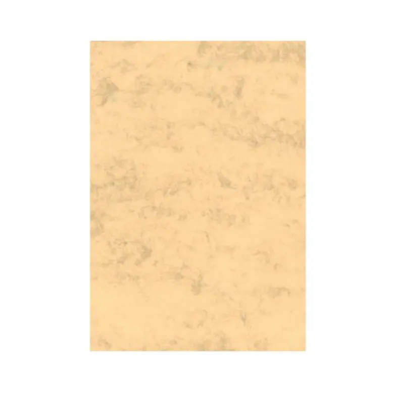 Cartulina marmoleada DIN A4 color Ocre
