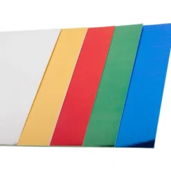 Cartulina metalizada marca Liderpapel 5 colores surtidos a4 235 g/m2