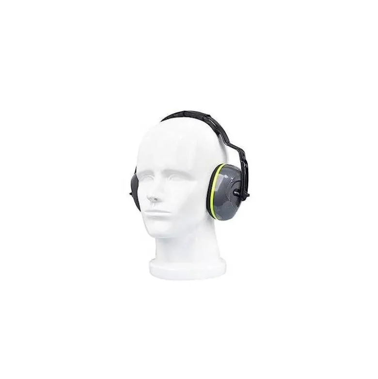 CASCO ANTIRUIDO DELTAPLUS CON OREJERAS ABS AJUSTABLE EN ALTURA NORMA SNR 26 DB COLOR GRIS