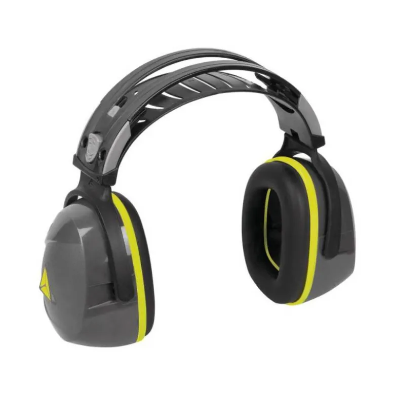 Casco antiruido marca Deltaplus gris