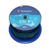 CD-R VERBATIM CAPACIDAD 700MB VELOCIDAD 52X 80 MIN TARRINA DE 50 UNIDADES