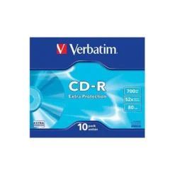 CD-ROM VERBATIM Capacidad 700MB 80 min 52x
