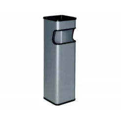 Cenicero papelera cuadrado metal