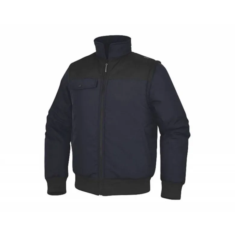 CHALECO DELTAPLUS MULTIBOLSILLOS CON CREMALLERA Y MANGAS DESMONTABLES 80% POLIESTER 20% ALGODON TALLA 3XL