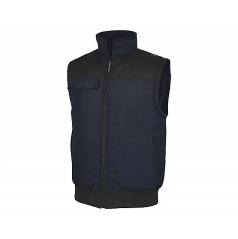 CHALECO DELTAPLUS MULTIBOLSILLOS CON CREMALLERA Y MANGAS DESMONTABLES 80% POLIESTER 20% ALGODON TALLA L