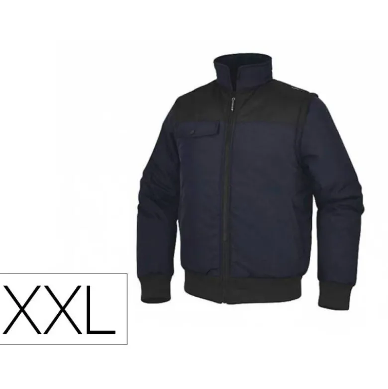 CHALECO DELTAPLUS MULTIBOLSILLOS CON CREMALLERA Y MANGAS DESMONTABLES TALLA XXL