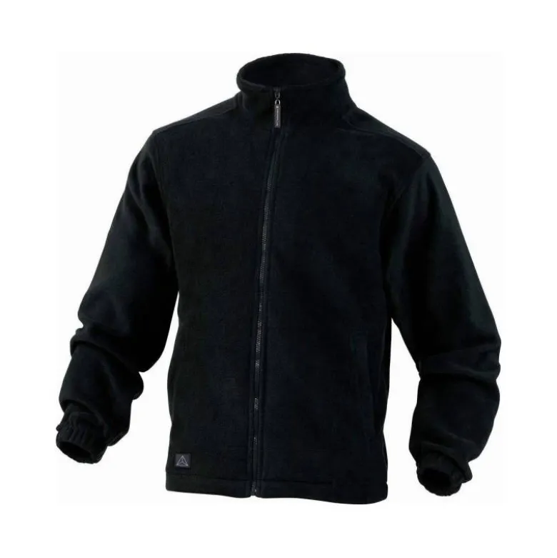 CHAQUETA DELTAPLUS POLAR CON CREMALLERA 2 BOLSILLOS COLOR NEGRO TALLA L