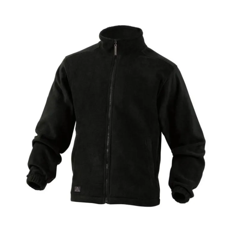 CHAQUETA DELTAPLUS POLAR CON CREMALLERA 2 BOLSILLOS COLOR NEGRO TALLA L