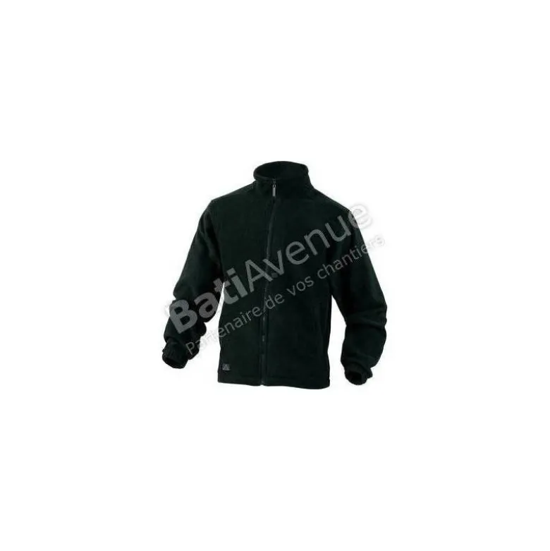 CHAQUETA DELTAPLUS POLAR CON CREMALLERA 2 BOLSILLOS COLOR NEGRO TALLA L