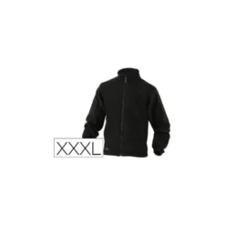 Chaqueta marca Deltaplus polar con cremallera negra 3XL