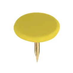 CHINCHETA LISMANIA OFFICE COLOR AMARILLO CAJA DE 100 UNIDADES