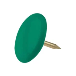 CHINCHETA LISMANIA OFFICE COLOR VERDE CAJA DE 100 UNIDADES
