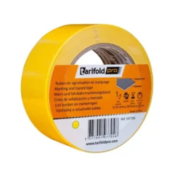 CINTA ADHESIVA TARIFOLD PARA MARCAJE Y SEÑALIZACION DE SUELO 33 MT X 50 MM COLOR AMARILLO
