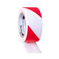 CINTA ADHESIVA TARIFOLD SEGURIDAD PARA MARCAJE Y SEÑALIZACION DE SUELO 33 MT X 50 MM COLOR BLANCO/ROJO
