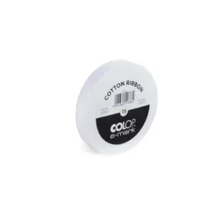 CINTA ALGODON COLOP ANCHO 15 MM PARA IMPRESORA E-MARK ROLLO DE 25 MT