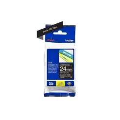 Cinta brother tze-355 color negro-blanco 24mm longitud 8mt