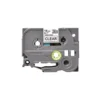 Cinta Brother TZE-141 18mm (ancho) x 8m (largo) laminada transparente/negro