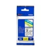 Cinta Brother TZE-121 9mm (ancho) x 8m (largo) laminada transparente/negro