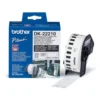 Cinta de papel continuo brother dk-22210 para impresoras QL 29mm x 30,48mts