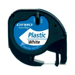 Cinta Dymo Letratag LT Blanco Perla Plástico