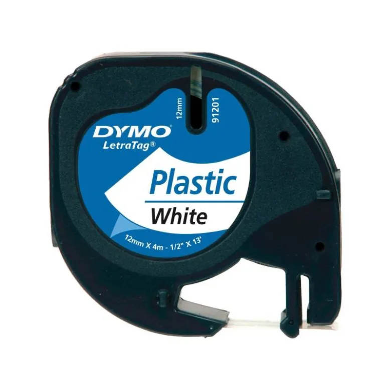 Cinta Dymo Letratag LT Blanco Perla Plástico