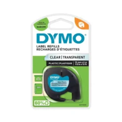 Cinta Dymo Letratag LT Transparente Plástico