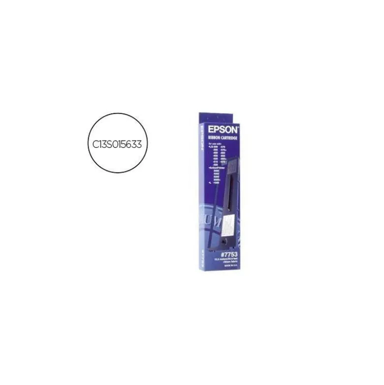 Cinta Epson impresora LQ-200 color negro C13S015633