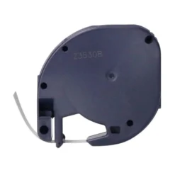 Cinta Letratag Q-Connect 12mm x 4mt negro-blanco perla para maquina