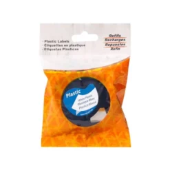 Cinta Letratag Q-Connect 12mm x 4mt negro-blanco perla para maquina