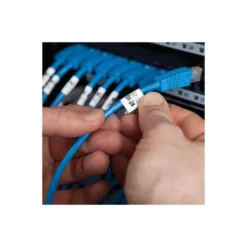 Cinta marca Dymo rhino nylon flexible blanco/negro