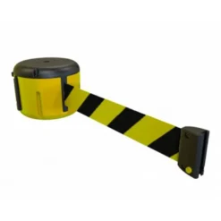 CINTA PORTATIL FARU RETRACTIL PLASTIFICADA AMARILLA/NEGRA LONGITUD 9 MT