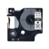 Cinta Q-Connect 1000 negro blanco 12mm x 7mt Dymo