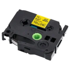 Cinta tze-631 Amarillo/Negro Q-connect 12mm x 8 mt.