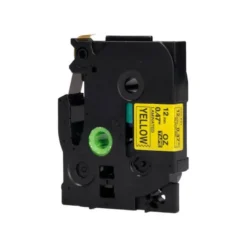 Cinta tze-631 Amarillo/Negro Q-connect 12mm x 8 mt.